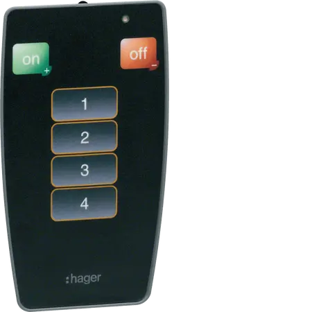 Remote control for customer for presence detectors 360° monobloc