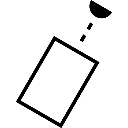 Remote control for settings for presence detectors 360° monobloc