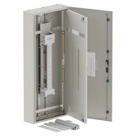 DB, apex+, 36/18Pole, 250A Direct Twin, 8 Modules, grey, 1400x600x200mm
