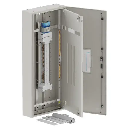DB, apex+, 36/18Pole, 250A Isolator Twin, 8 Modules, grey,1400x600x200mm