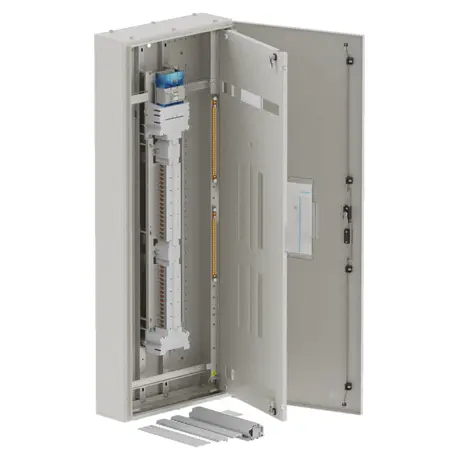DB, apex+, 36/30Pole, Meter,250A Isolator Twin, 8 Modules, grey, 1600x600x200mm