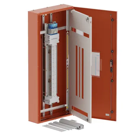 DB, apex+, 36/30Pole,250A Isolator Twin, 8 Modules,orange,1400x600x200mm