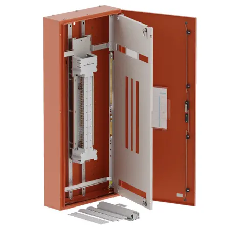 DB, apex+, 42/12Pole,250A Direct Twin, 8 Modules, orange, 1400x600x200mm