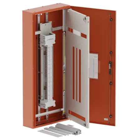 DB, apex+, 42/24Pole,250A Direct Twin, 8 Modules, orange, 1400x600x200mm