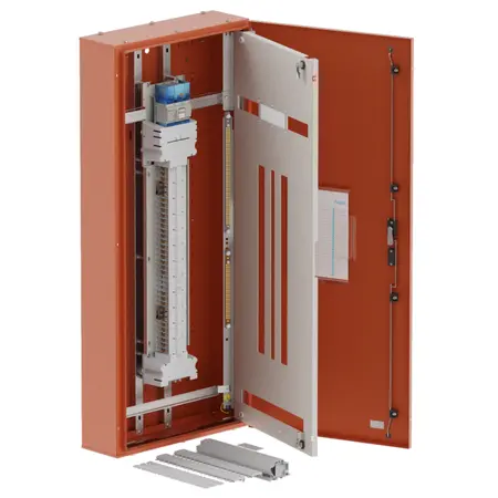 DB, apex+, 42/24Pole,160A Isolator Twin, 8 Modules,orange,1400x600x200mm
