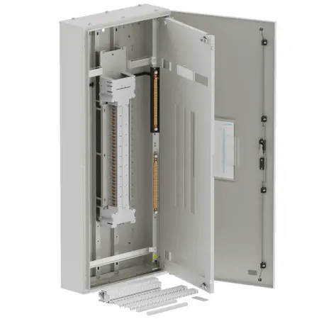 DB, apex+, 60Pole,250A Direct Twin,8 Mod+26 Mod,grey,1400x600x200mm