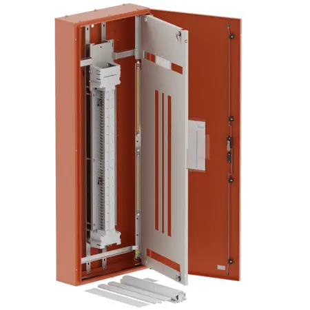 DB, apex+, 60/30Pole,200A Direct Twin, 8 Modules, orange, 1600x600x200mm