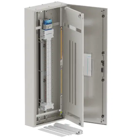 DB, apex+, 60/30Pole,250A Isolator Twin, 8 Modules, grey, 1600x600x200mm