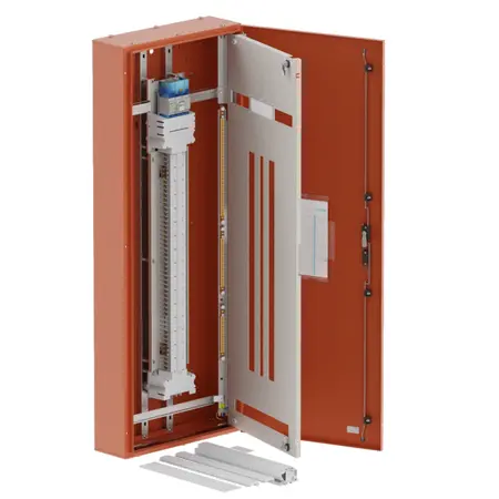DB, apex+, 72/18Pole,250A Isolator Twin, 8 Modules,orange,1600x600x200mm