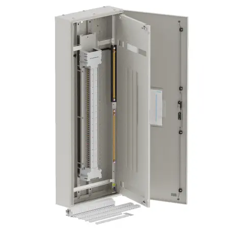 DB, apex+, 96Pole,250A Direct Twin,8 Mod+26 Mod,grey,1600x600x200mm