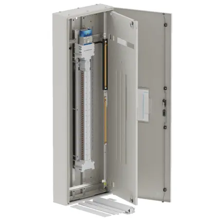 DB, apex+, 96Pole, Meter,250A Isolator 2x8 Mod+26 Mod, grey, 1600x600x200mm