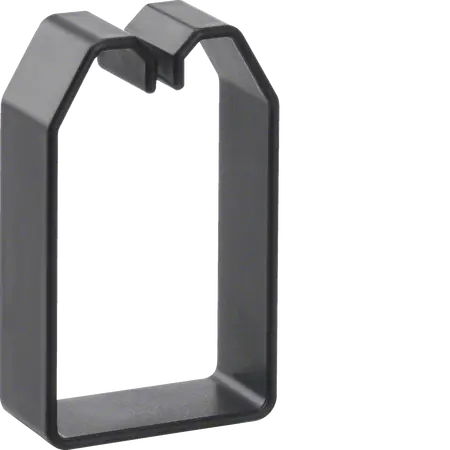 Cable retaining clip made of PVC for LKG 75x50mm black
