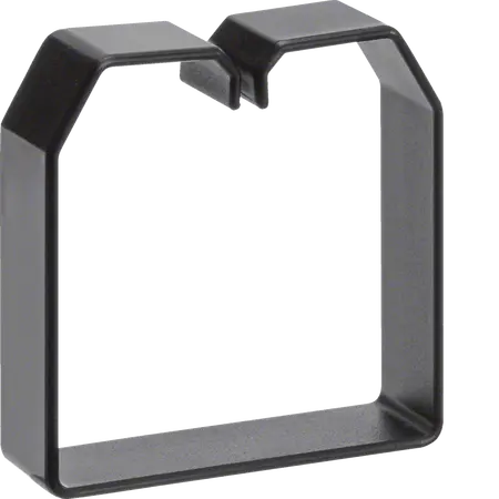 Cable retaining clip made of PVC for LKG 75x75mm black