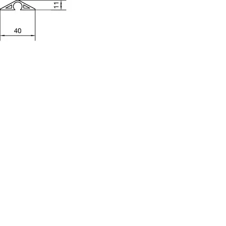 Trunking 11x40,grey