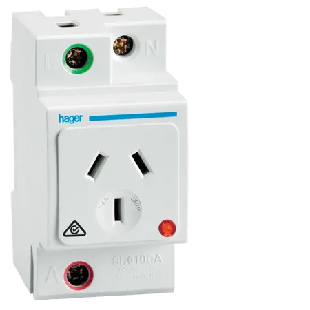 DIN mount 10A socket