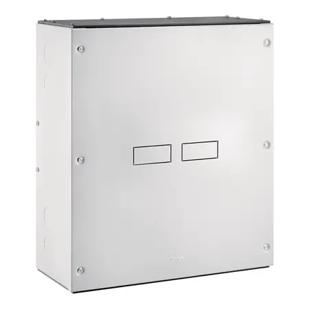 Enclosure, T-OFF range, MCCB 2*x250/h250A suits, IP20, RAL7035