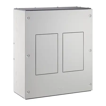 Enclosure, T-OFF range, FUSE 2*250A suits, IP20, RAL7035