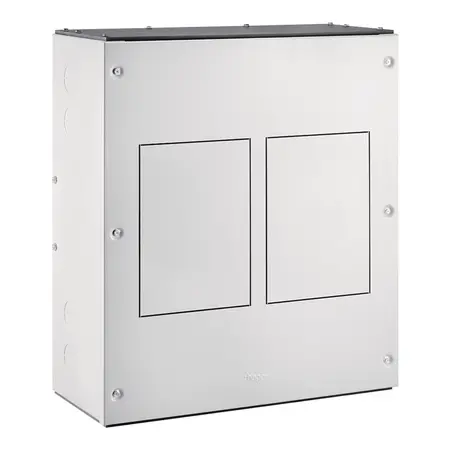 Enclosure, T-OFF range, FUSE 2*400A suits, IP20, RAL7035