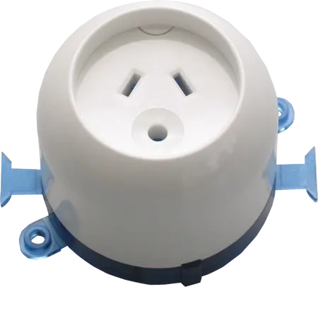 Accessory 10A round E surface socket