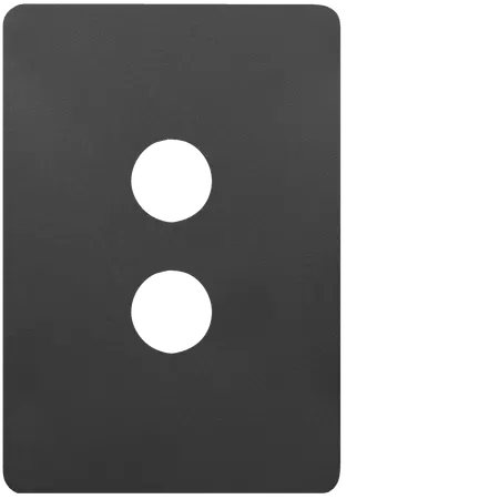 Allure 2 Gang Switch Cover MB