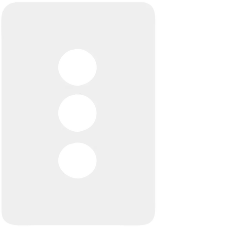 Allure 3 Gang Switch Cover MW