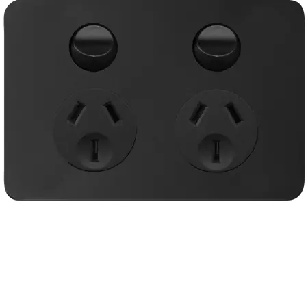 Allure Double GPO Matt Black