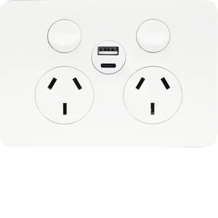 Allure. Twin Socket  + USB A+C  MW