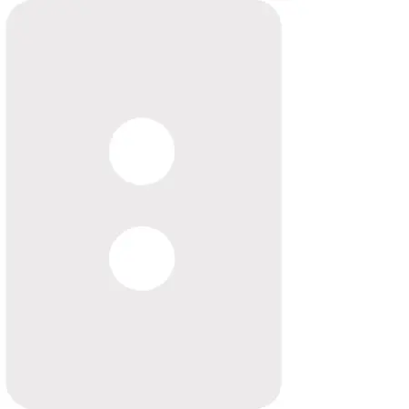 Allure 2 Gang Switch Plate MW