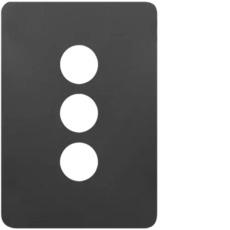 Allure 3 Gang Switch Plate MB