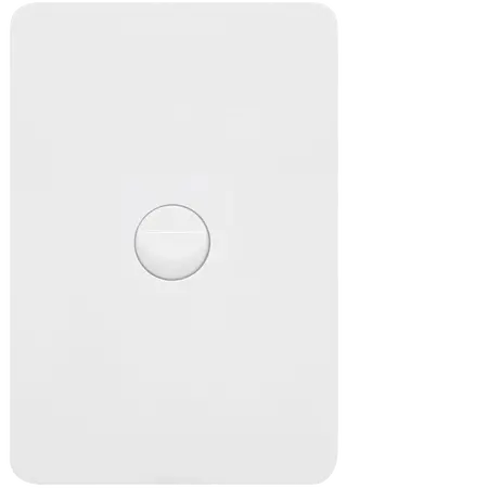 Allure 1 Gang Switch Plate cw mechs