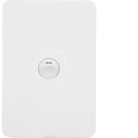 Allure 1 Gang IP44 Plate Vert