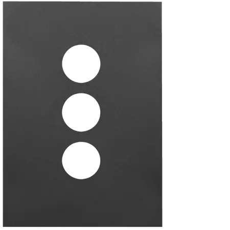 FIN 3 Gang Switch Cover MB
