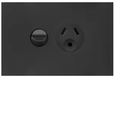 FIN Single GPO 10A with round Earth MB