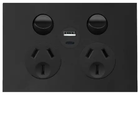 UNI. Twin Socket  + USB A+C  MB
