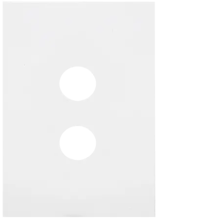 FIN 2 Gang Switch Plate MW