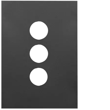 FIN 3 Gang Switch Plate MB
