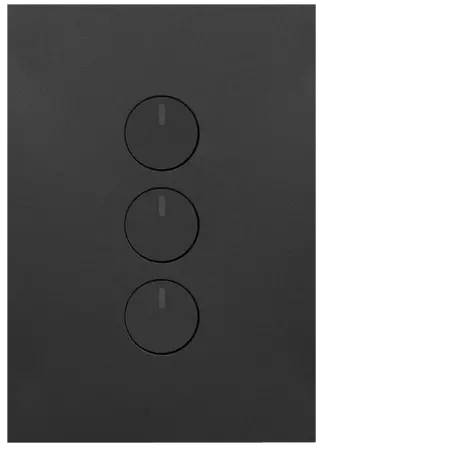 FIN 3 Gang Switch c/w 240v press mechs MB