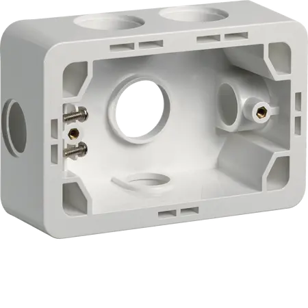 Silhouette Insulated Mounting Block White
