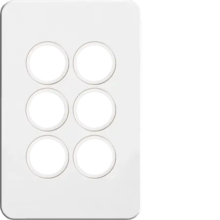Silhouette 6G switch plate, no mech