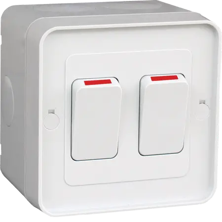 Switch IP66 2 gang 16A