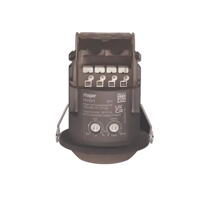 Presence/motion detector 360° flush-mounted NO contact detection Ø10m