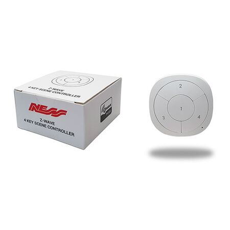 Ness Z-Wave FOUR BUTTON SCENE CONTROLLER (AU) Ness Z-Wave FOUR BUTTON SCENE CONTROLLER (AU)