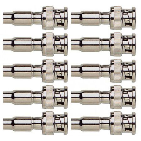 BNC CONNECTOR MALE 10 PACK