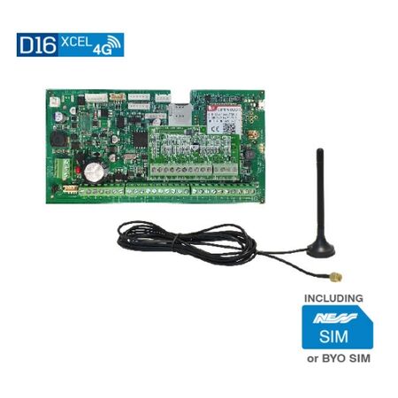 D16XCEL4G Spare PCB inc SIM inc 4G antenna