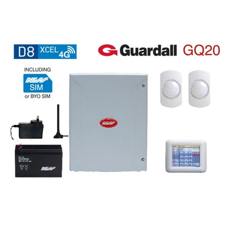 D8XCEL 4G NAV KP & GUARDALL GQ20 QUAD PIR KIT