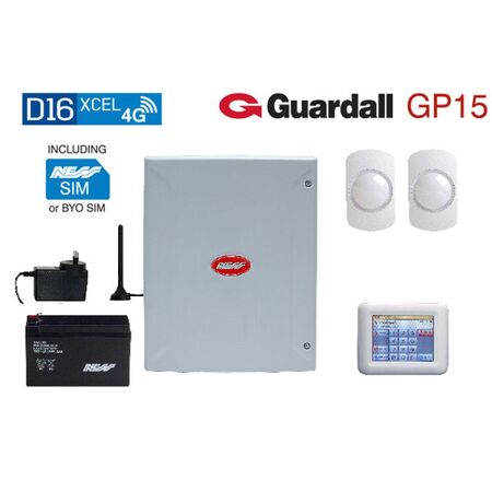 D16XCEL 4G NAV KP & GUARDALL GP15 PIR KIT