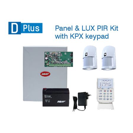 Ness DPlus Base panel + KPX Keypad + LUX PIR Kit