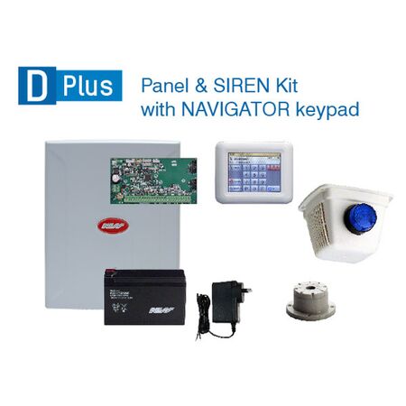 Ness DPlus Base panel + NAVIGATOR KP + SIREN Kit