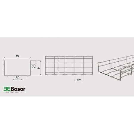 EM240065PG Cable Mesh (65mm) PG