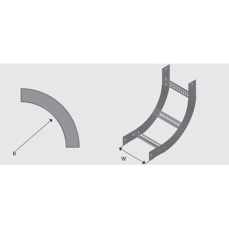 N2IR1504H NEMA 2 Cable Ladder Internal Riser HDG